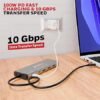 Honeywell Newly Launched 14-in-1 Type C Dock with Dual 8K HDMI& DP, Ethernet Port, USB 3.2, 3.0 & 2.0, 2xType C 3.2, 3.5 mm Audio Port, SD & MicroSD Slot, for All Devices Like Windows/MacBook - Image 3
