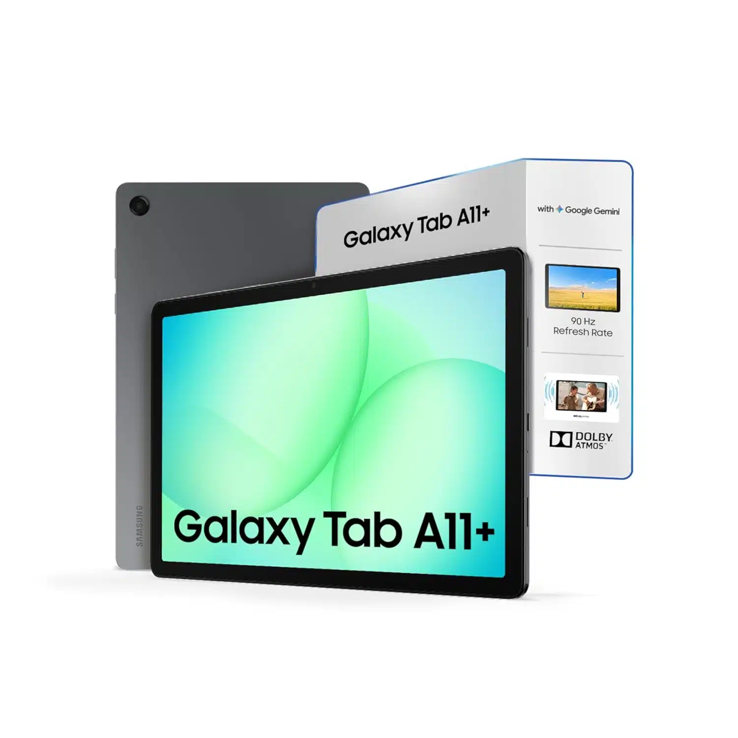 Samsung Galaxy Tab A11+ 11 inch Gray Wi-Fi tablet with 90Hz display